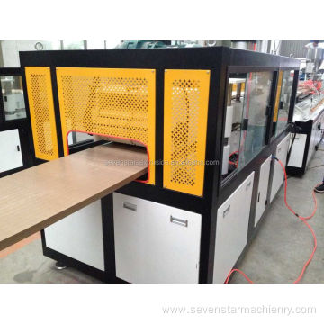 Outdoor wall cladding wood plastic composite making machine
